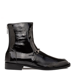 Mezlan Buscemi Men’s Shoes Hi-Shine Calf-Skin Leather Horse-Bit Boot (MZ3908)-AmbrogioShoes