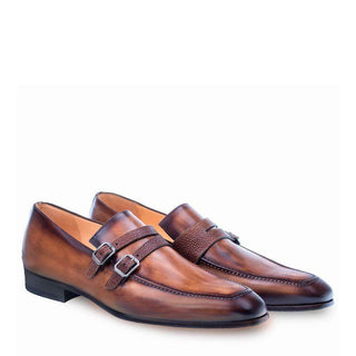 Mezlan Callas Mens Luxury Shoes Brown Calfskin Loafers 8511 (MZ2603)-AmbrogioShoes