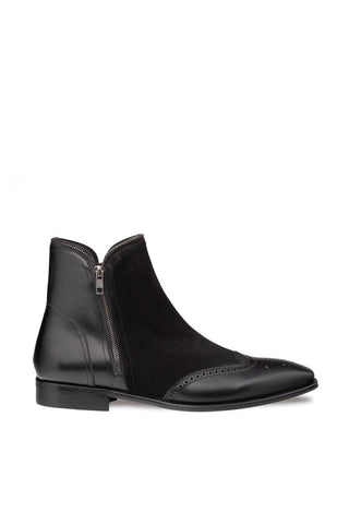 Mezlan Camilleri 21343 Suede / Calf-Skin Leather Zipper Boots (MZ3764)