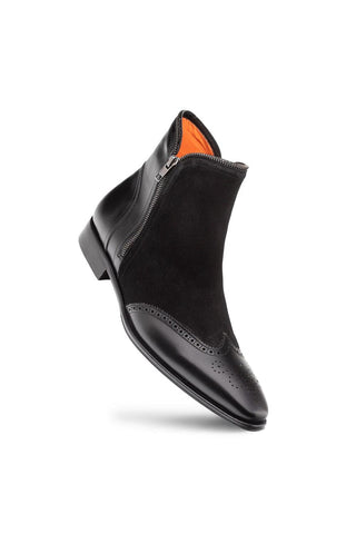 Mezlan Camilleri 21343 Suede / Calf-Skin Leather Zipper Boots (MZ3764)