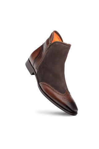 Mezlan Camilleri 21343 Suede / Leather Zipper Boots (MZ3764)
