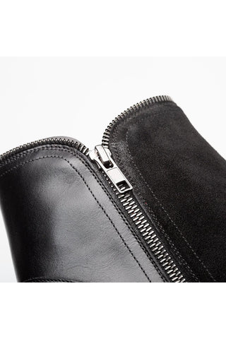 Mezlan Camilleri 21343 Suede / Leather Zipper Boots (MZ3764)
