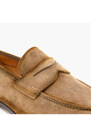 Mezlan Caro 21312 Suede Penny Loafers (MZ3755)