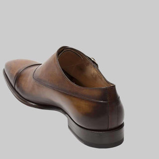 Mezlan Cartago Mens Luxury Shoes Cognac Italian Calfskin Loafers 8231 (MZ2343)-AmbrogioShoes