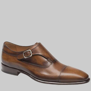 Mezlan Cartago Mens Luxury Shoes Cognac Italian Calfskin Loafers 8231 (MZ2343)-AmbrogioShoes