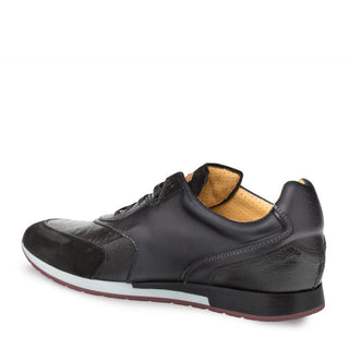 Mezlan Chiron Men's Shoes Black Multi Material Dress-Casual Sneakers 4660-P (MZ3179)-AmbrogioShoes