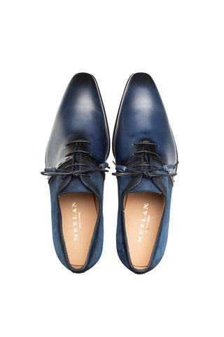 Mezlan Colomer 21342 Suede / Calf-Skin Leather Oxfords (MZ3758)-AmbrogioShoes