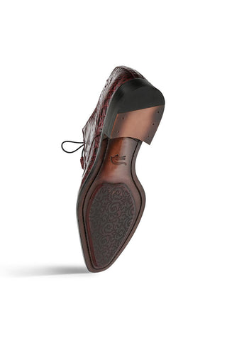 Mezlan Cratos Crocodile Derby-AmbrogioShoes