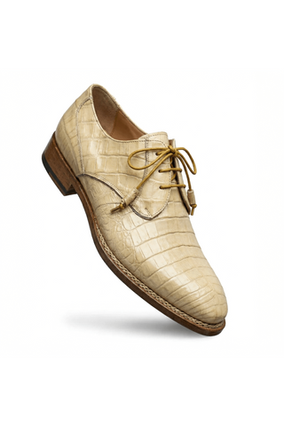 Mezlan Cratos Crocodile Derby-AmbrogioShoes