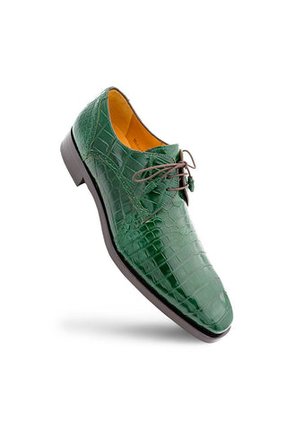 Mezlan Dandy EX4967-J Exotic Alligator Lace-Up Derby (MZ3778)-AmbrogioShoes