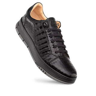 Mezlan Demos 50073-F Men's Shoes Exotic Crocodile Lace-Up Derby Sneakers (MZ3782)-AmbrogioShoes