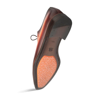 Mezlan Dietro 21068 Men's Shoes Tan Calf-Skin Leather whole-Cut Oxfords (MZ3697)-AmbrogioShoes