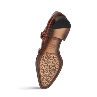 Mezlan Doyers Crocodile Double Monk-Strap-AmbrogioShoes