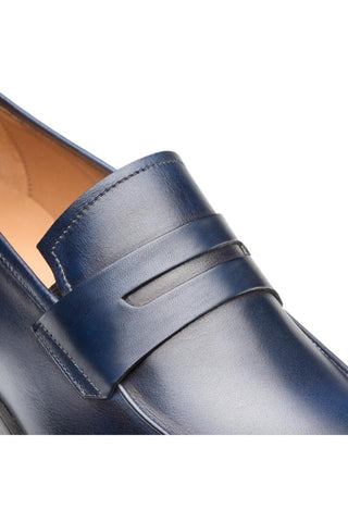 Mezlan E20243 Calf-Skin Leather Penny Loafers (MZ3402)-AmbrogioShoes