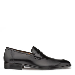 Mezlan E20243 Men's Shoes Black Calf-Skin Leather Penny Loafers (MZ3402)-AmbrogioShoes