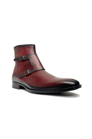 Mezlan E20464 Mokka Patina Leather Buckle Boots (MZ3542)