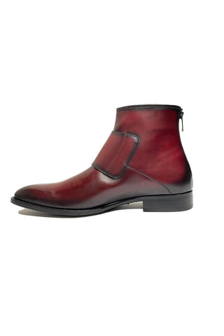 Mezlan E20464 Mokka Patina Leather Buckle Boots (MZ3542)
