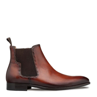 Mezlan E20484 Men's Shoes Cognac Calf-Skin Leather Chelsea Boots (MZS3520)-AmbrogioShoes