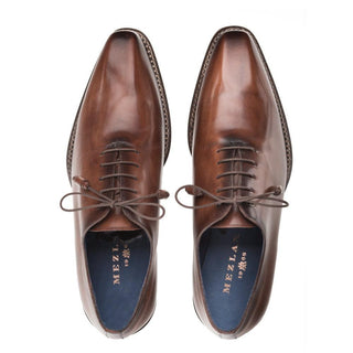 Mezlan Enterprise Leather Whole-Cut Oxfords-AmbrogioShoes