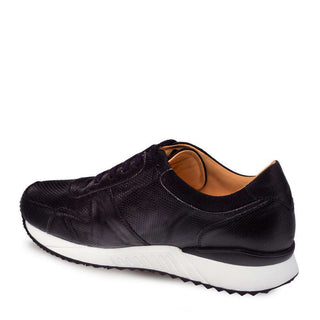 Mezlan Fabio Mens Suede Black Sneakers (MZ2902)-AmbrogioShoes