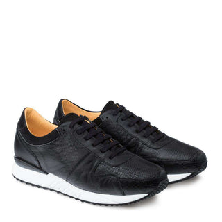 Mezlan Fabio Mens Suede Black Sneakers (MZ2902)-AmbrogioShoes