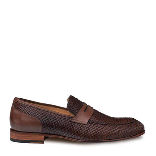 Mezlan Faro Brown Calskin Quintessential Slip On Penny Loafers 8887 (MZ2826)-AmbrogioShoes