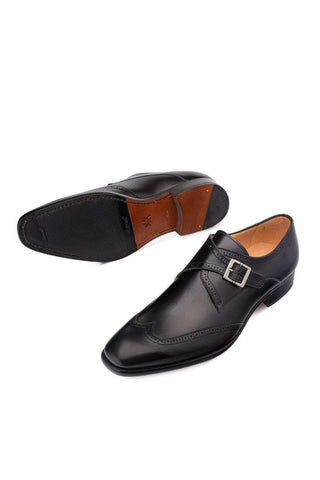 Mezlan Forest Leather Single Monk-Strap 9268 (MZ3004)
