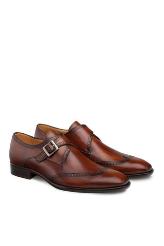 Mezlan Forest Leather Single Monk-Strap 9268 (MZ3004)