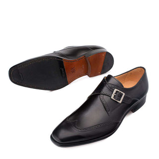 Mezlan Forest Men's Shoes Black Oxfords 9268 (MZ3004)-AmbrogioShoes