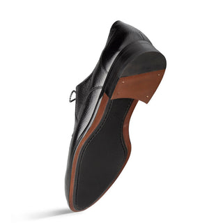Mezlan Fratello 20937 Men's Shoes Black Deer-Skin Leather Derby Split-Toe (MZ3649)-AmbrogioShoes