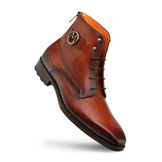 Mezlan Frontera 20848 Men's Shoes Cognac & Rust Calf-Skin Leather Rugged Boots (MZ3658)-AmbrogioShoes