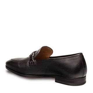 Mezlan Gabino Black Calfskin Classic Slip On Loafers 19037 (MZ2823)-AmbrogioShoes