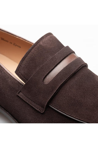Mezlan Galeno 21247 Suede Penny Loafers (MZ3775)-AmbrogioShoes