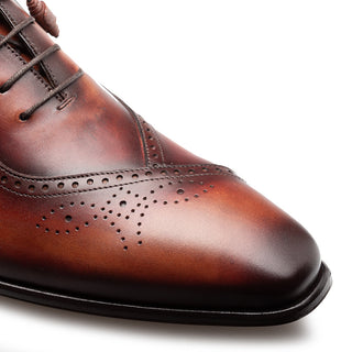 Mezlan Gasset 21341 Men's Shoes Calf-Skin Leather Wingtip Oxfords (MZ3770)-AmbrogioShoes