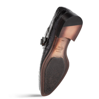 Mezlan Gigolo 50056-F Men's Shoes Exotic Crocodile Single Monk Strap (MZ3756)-AmbrogioShoes