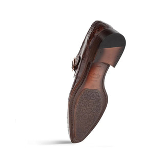 Mezlan Gigolo Crocodile Single Monk-Strap-AmbrogioShoes