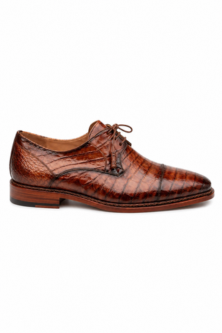 Mezlan Giovane 50032-F Crocodile Skin Derby (MZ3717)