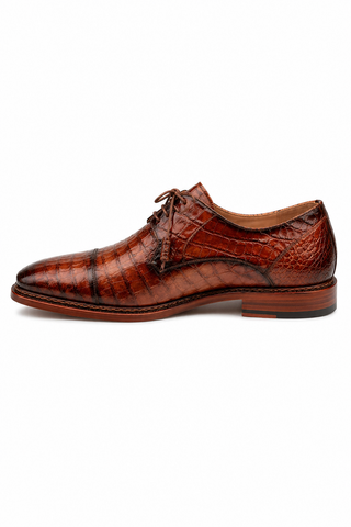 Mezlan Giovane 50032-F Crocodile Skin Derby (MZ3717)