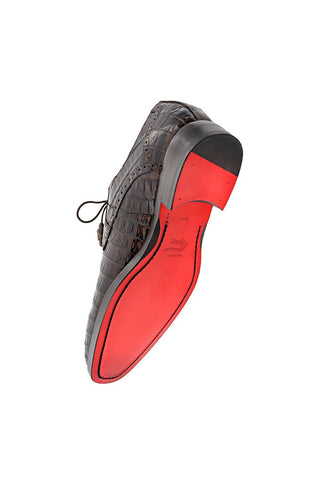 Mezlan Golfo 4967-F Exotic Crocodile Plain Toe Derby (MZ3747)-AmbrogioShoes