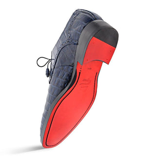 Mezlan Golfo 4967-F Men's Shoes Exotic Crocodile Plan Toe Derby (MZ3747)-AmbrogioShoes