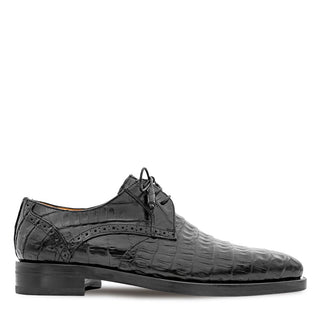 Mezlan Golfo 4967-F Men's Shoes Exotic Crocodile Plan Toe Derby Oxfords (MZ3747)-AmbrogioShoes