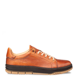 Mezlan Grazia 21305 Men's Shoes Deer-Skin Leather Lace-Up Derby Sneakers (MZ3780)-AmbrogioShoes