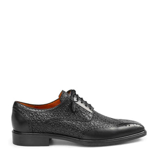 Mezlan Haydn Men's Shoes Black Calf-skin Leather Oxfords 8878 (MZ3045)-AmbrogioShoes