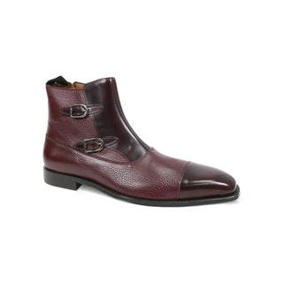 Mezlan Highmore 20242 Men's Shoes Deer-Skin / Calf Leather Double Buckles Boot (MZ3822)-AmbrogioShoes