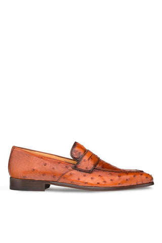 Mezlan Lisbon Ostrich Skin Loafer 4561-S (MZ3128)-AmbrogioShoes