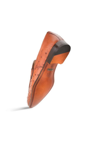 Mezlan Lisbon Ostrich Skin Loafer 4561-S (MZ3128)-AmbrogioShoes