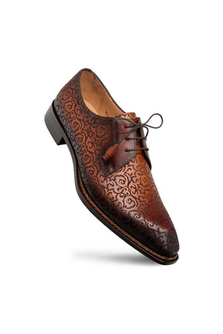 Mezlan Lontani Embossed Leather Derby-AmbrogioShoes