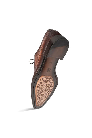 Mezlan Lontani Embossed Leather Derby-AmbrogioShoes