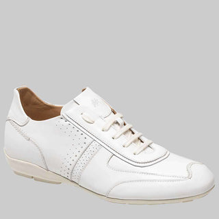 Mezlan Lozano II Mens Luxury Shoes White European Calfskin Sneakers 8265-2 (MZ2349)-AmbrogioShoes