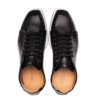 Mezlan Luce 21154 Perforated Calf-Skin Leather Sneakers (MZ3737)-AmbrogioShoes
